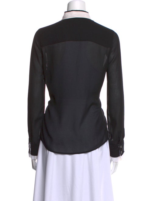 FRAME Long Sleeve Button-Up Top