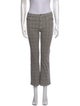 FRAME Plaid Print Straight Leg Pants