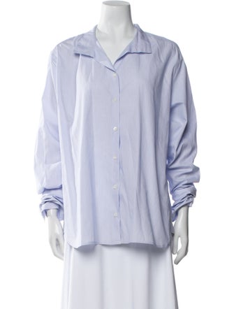 FRAME Long Sleeve Button-Up Top