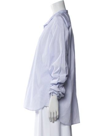 FRAME Long Sleeve Button-Up Top