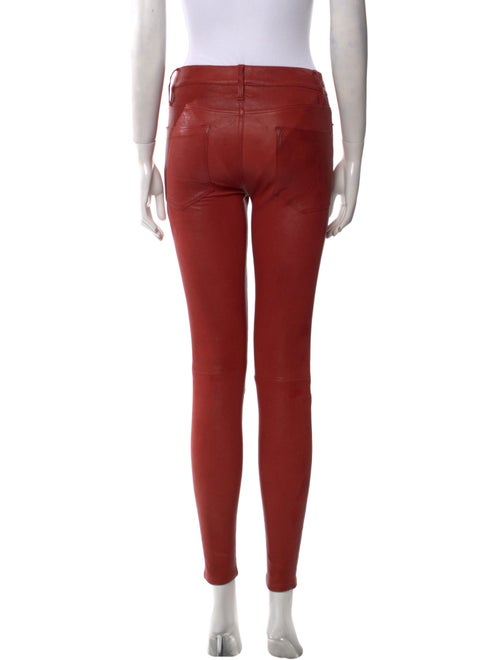 FRAME Lamb Leather Skinny Leg Pants