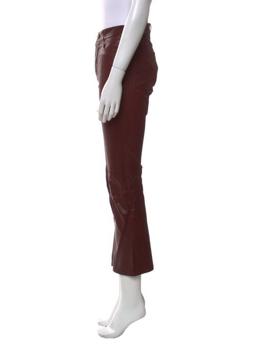 FRAME Lamb Leather Straight Leg Pants