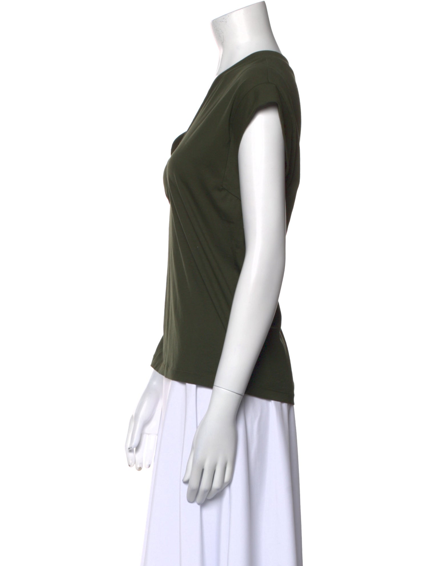 FRAME V-Neck Short Sleeve T-Shirt