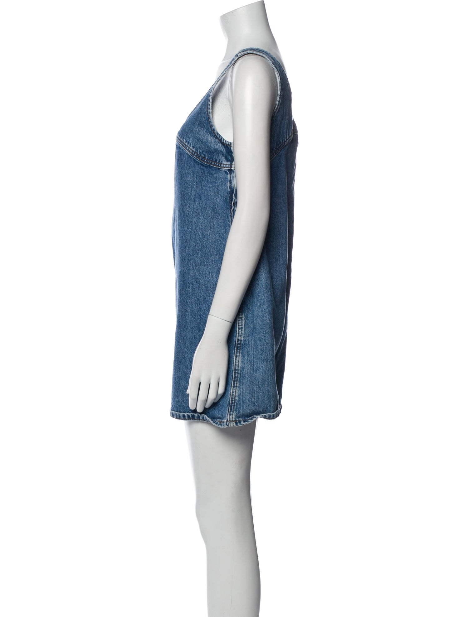 FRAME Scoop Neck Mini Dress