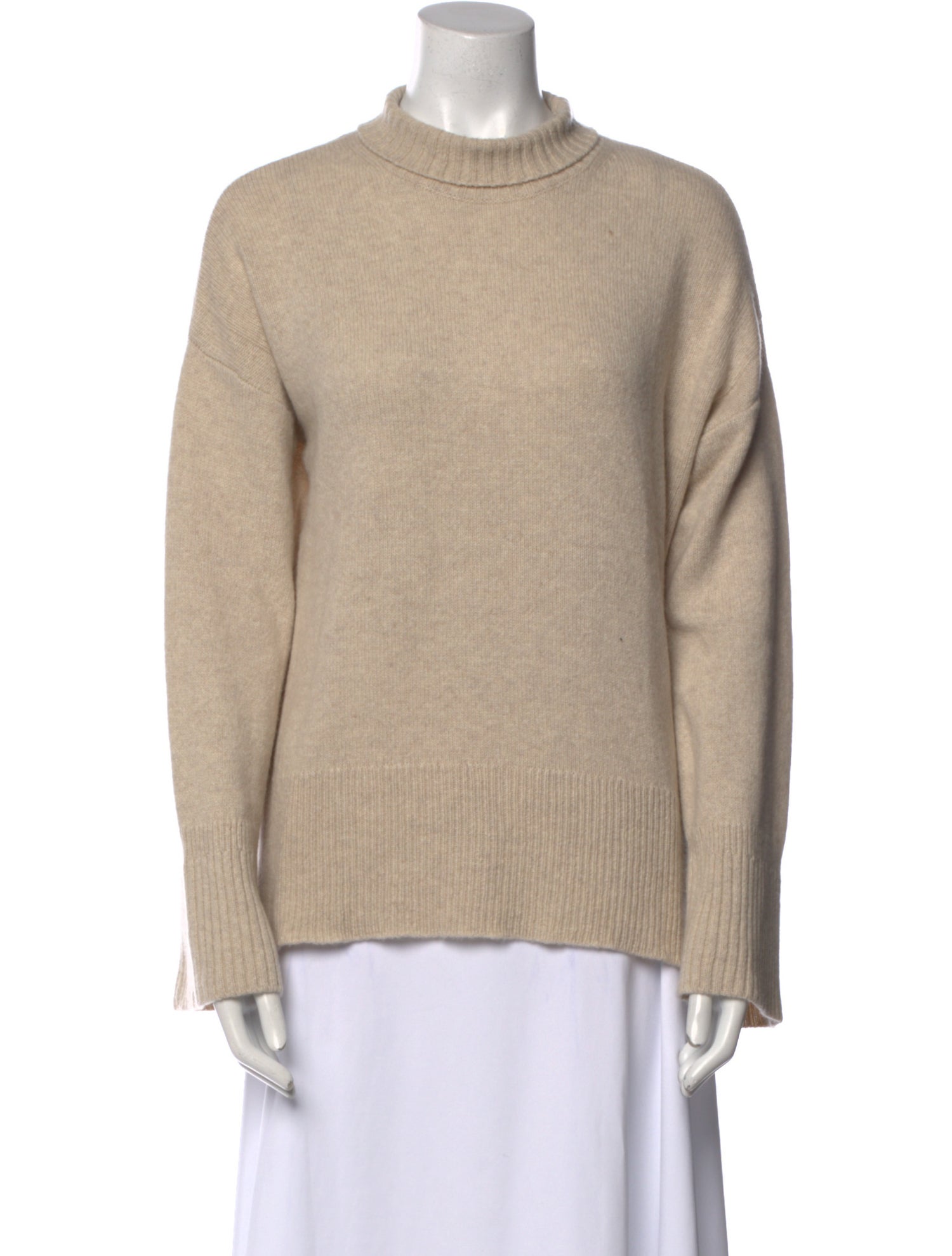 FRAME Cashmere Mock Neck Sweatshirt