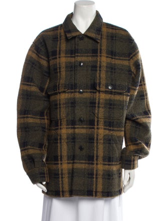 FRAME Plaid Print Coat