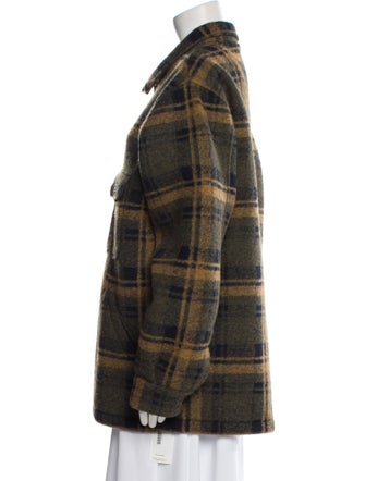 FRAME Plaid Print Coat