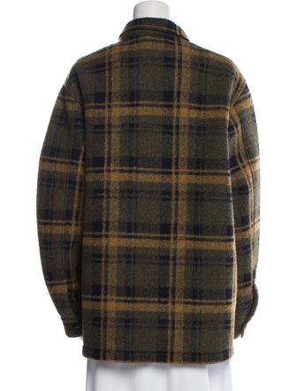 FRAME Plaid Print Coat