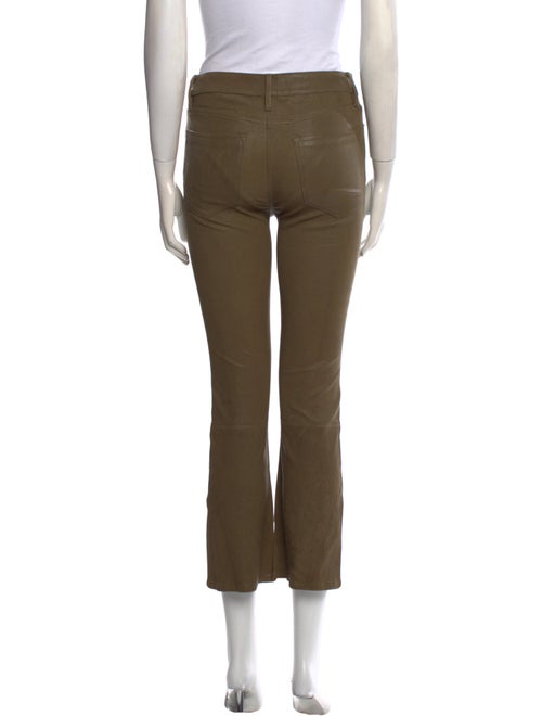 FRAME Leather Straight Leg Pants