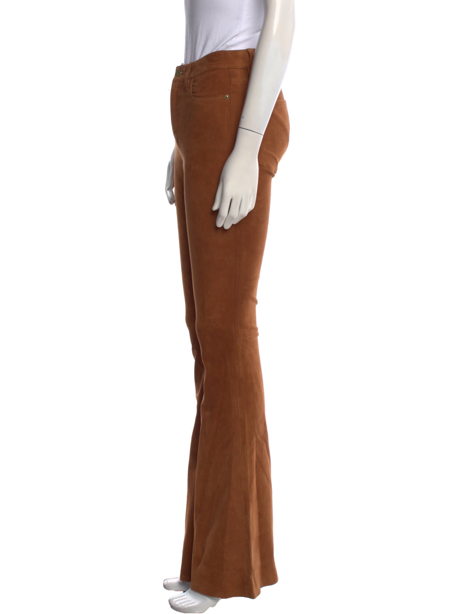 FRAME Leather Wide Leg Pants