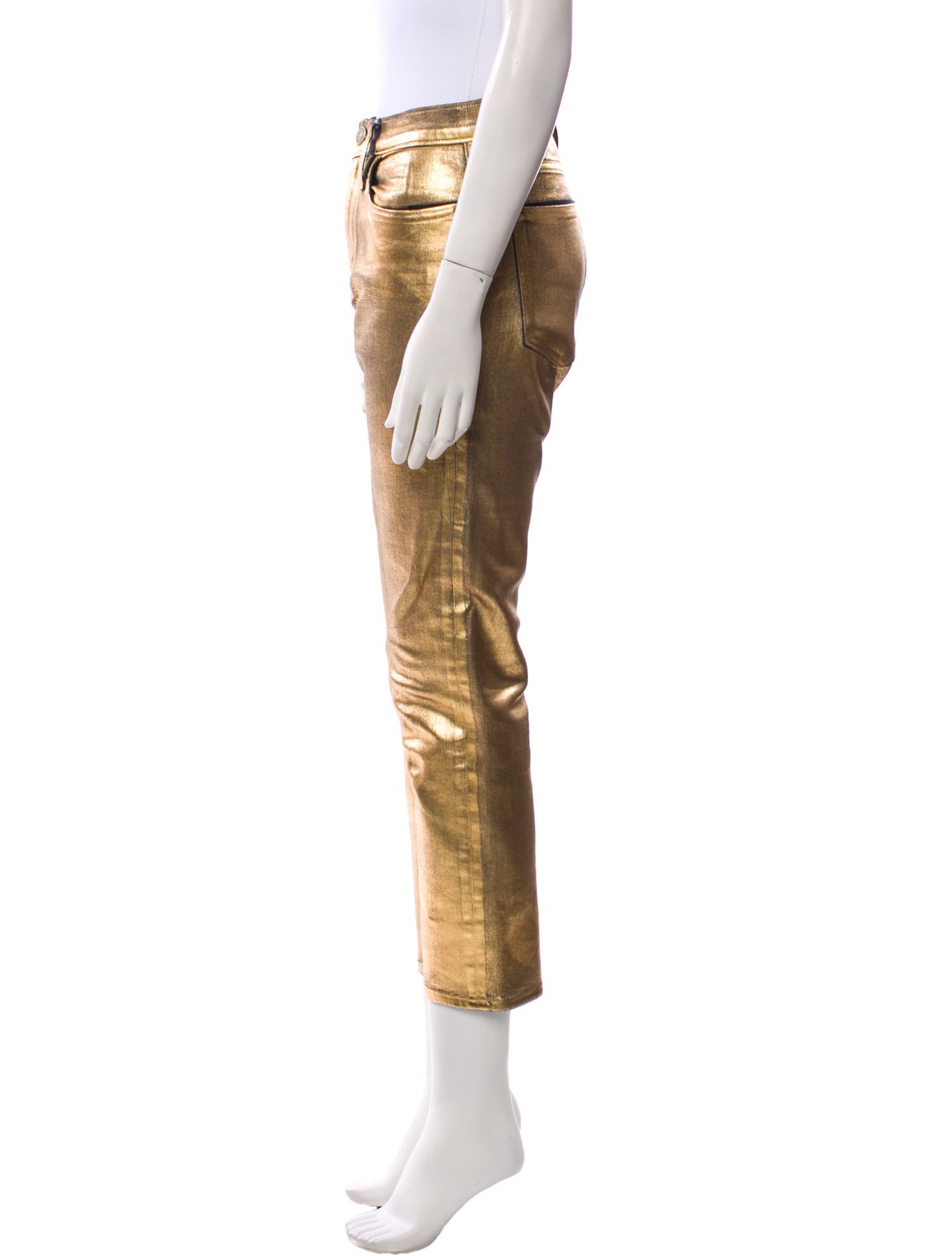 FRAME High-Rise Straight Leg Jeans