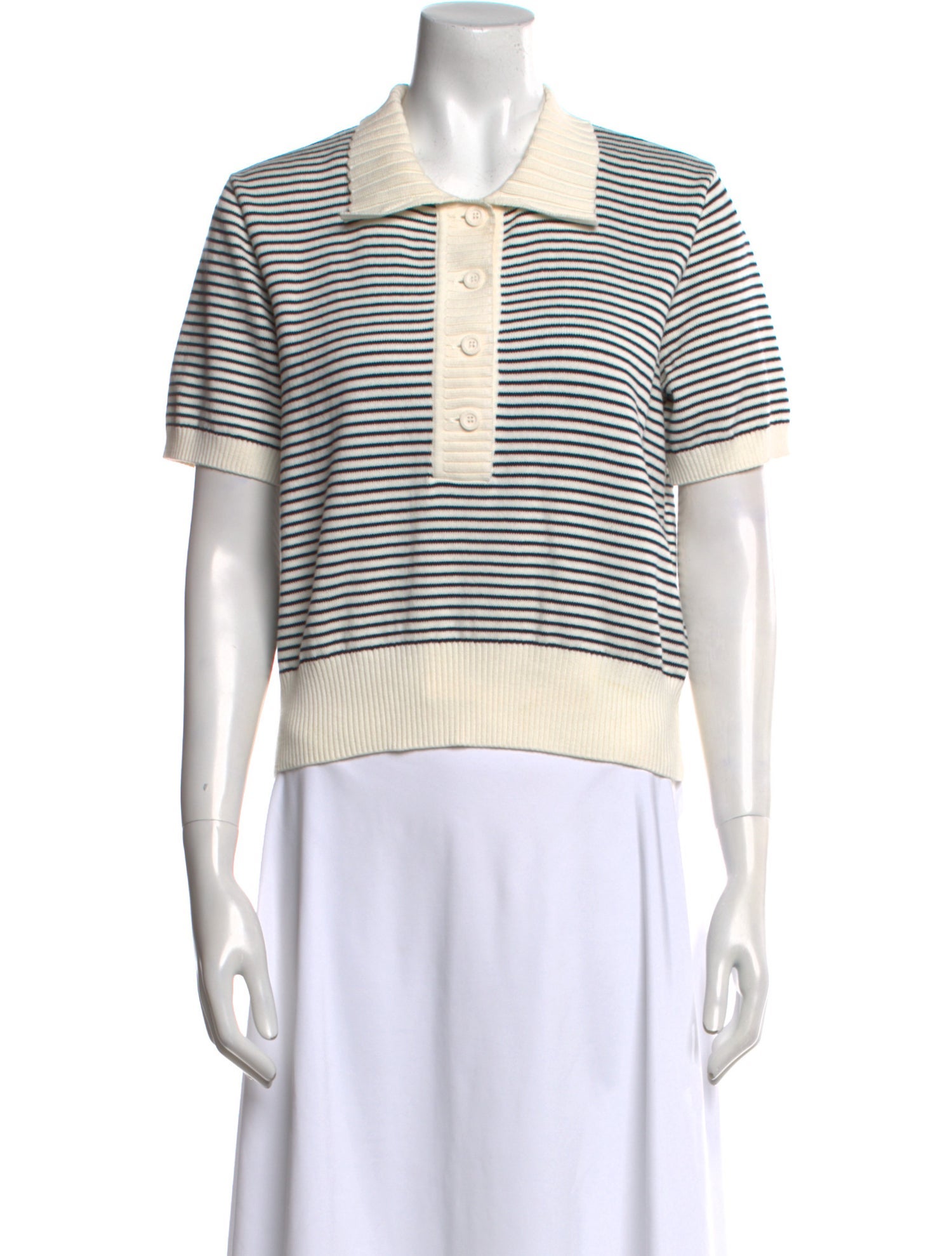 FRAME Striped Crew Neck Sweater