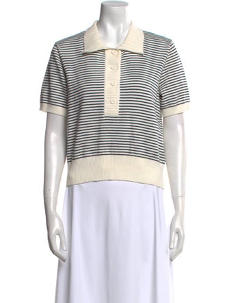 FRAME Striped Crew Neck Sweater