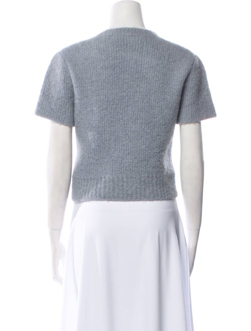 FRAME Alpaca Crew Neck Crop Top