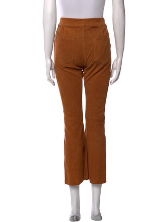 FRAME Suede Wide Leg Pants