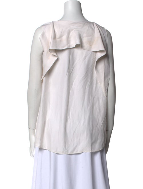 FRAME Silk V-Neck Blouse