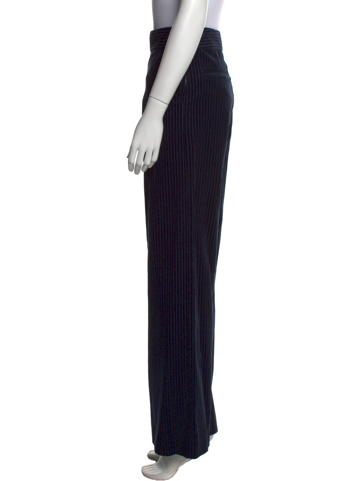 FRAME Striped Wide Leg Pants