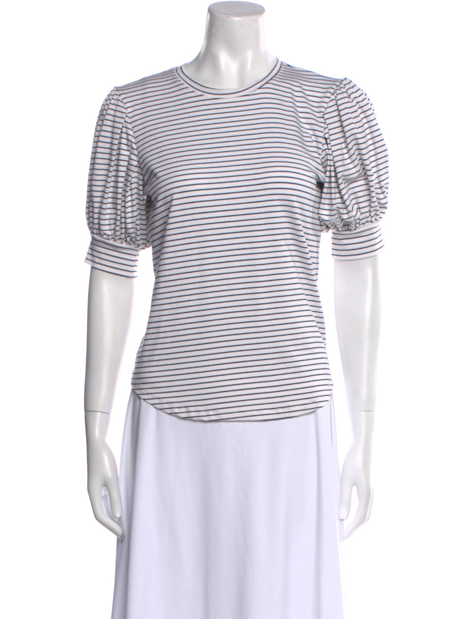 FRAME Striped Crew Neck T-Shirt w/ Tags
