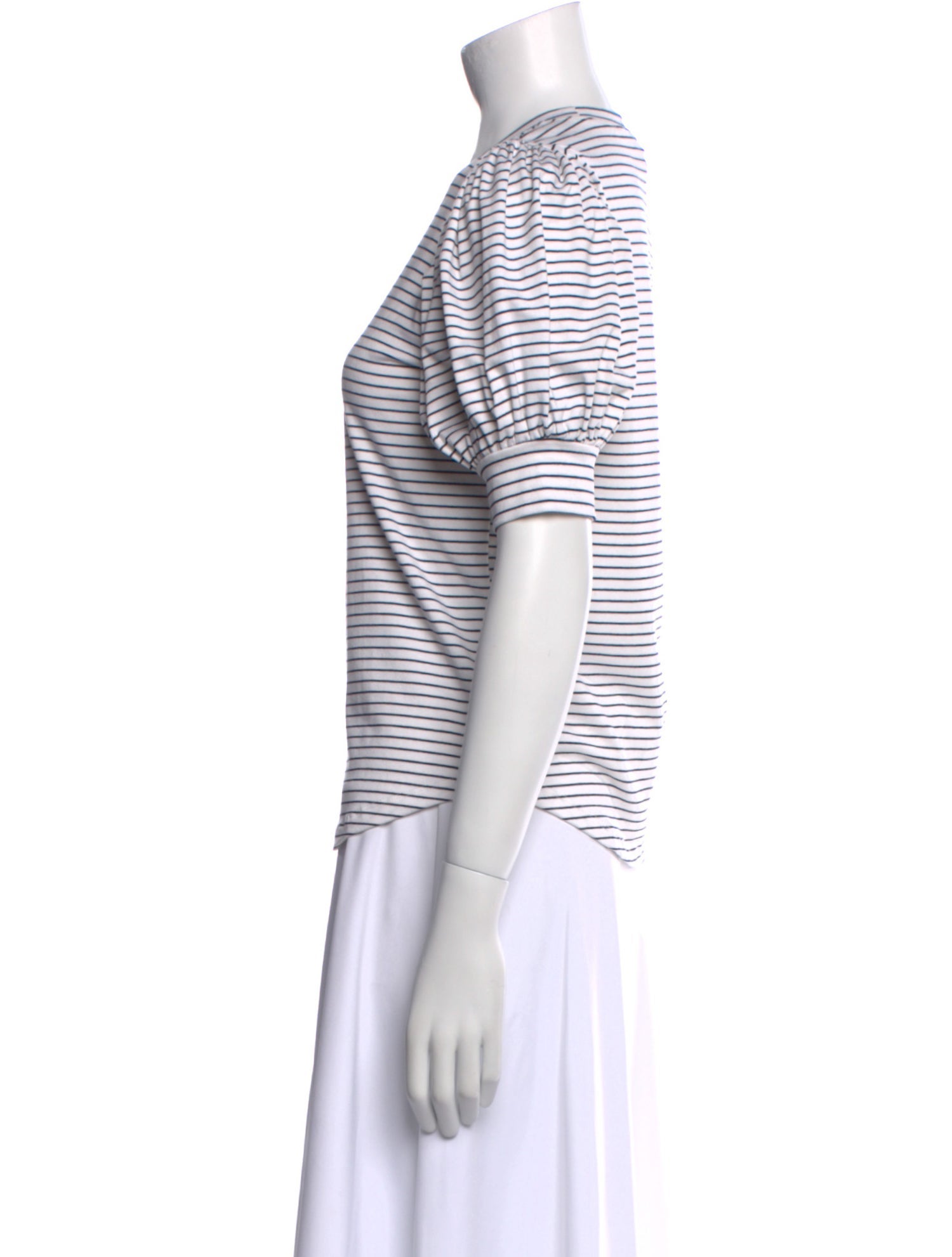 FRAME Striped Crew Neck T-Shirt w/ Tags