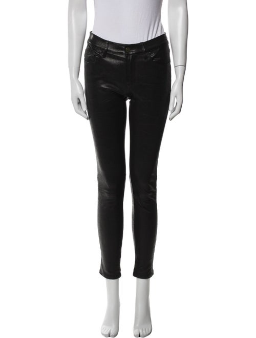 FRAME Lamb Leather Skinny Leg Pants