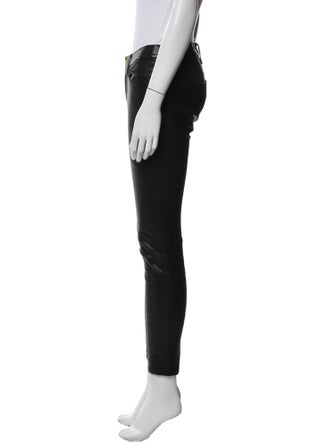 FRAME Lamb Leather Skinny Leg Pants