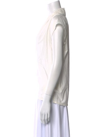 FRAME V-Neck Short Sleeve Top