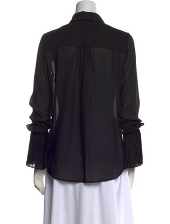 FRAME Long Sleeve Button-Up Top