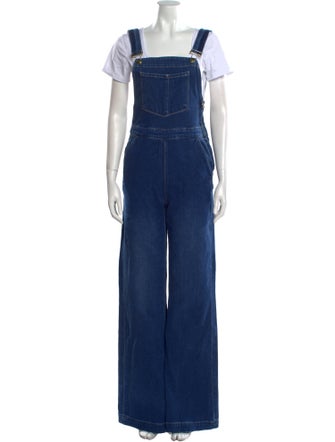 FRAME Square Neckline Jumpsuit