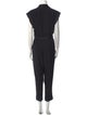 FRAME Plunge Neckline Jumpsuit