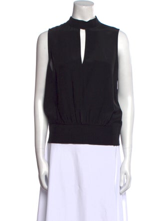 FRAME Silk V-Neck Top