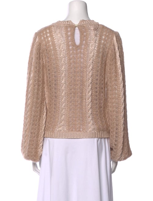 FRAME Crew Neck Long Sleeve Blouse