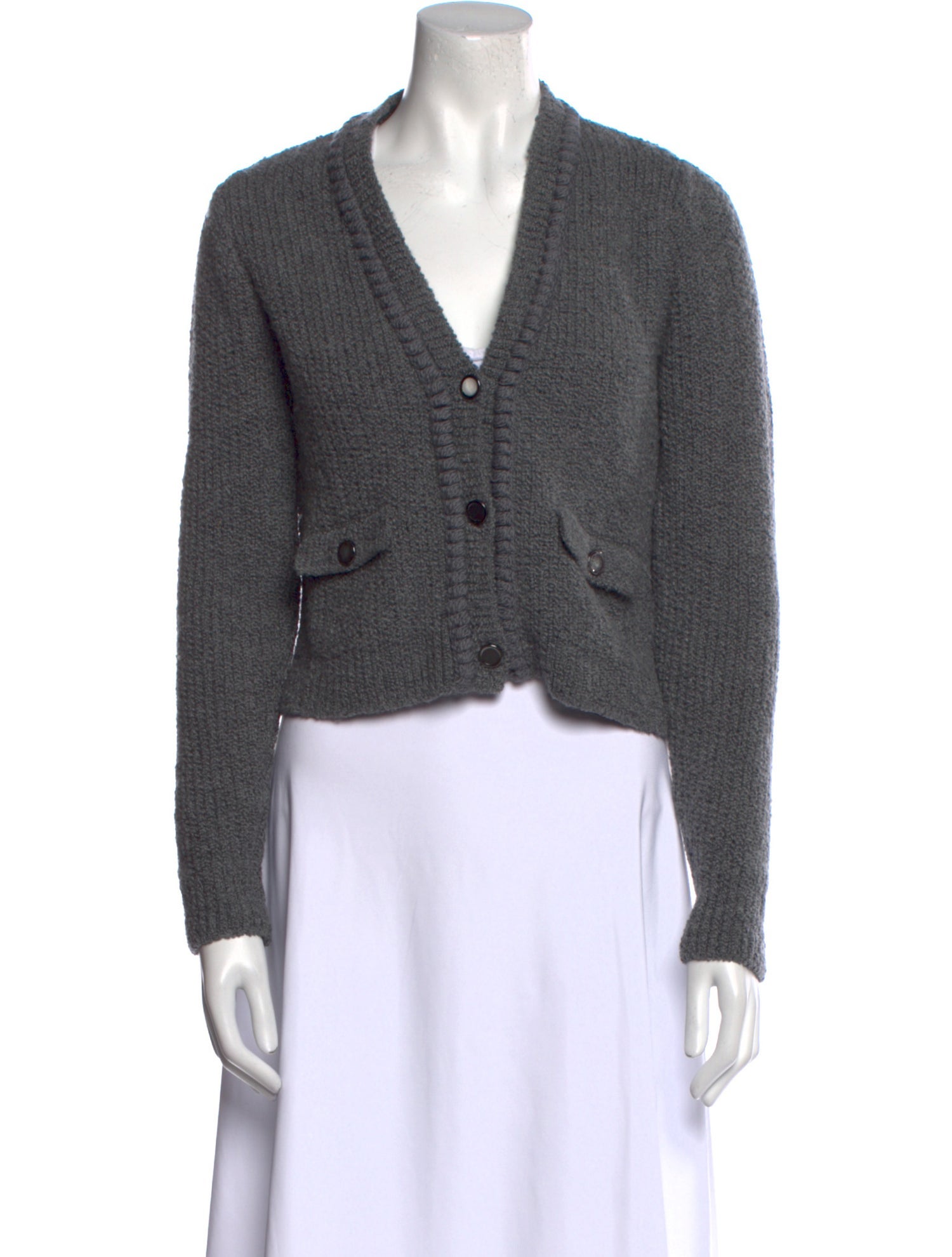 FRAME Wool V-Neck Sweater