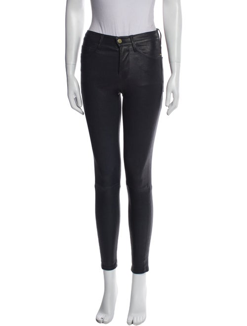 FRAME Lamb Leather Skinny Leg Pants