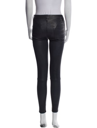FRAME Lamb Leather Skinny Leg Pants