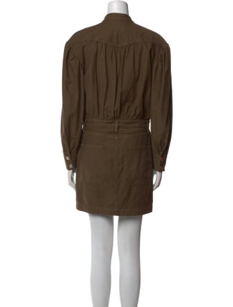 FRAME Mock Neck Mini Dress