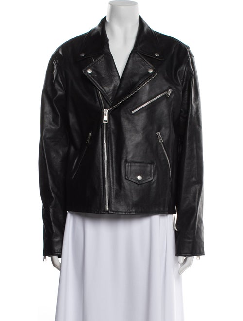 FRAME Leather Biker Jacket