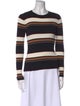 FRAME Striped Crew Neck Sweater
