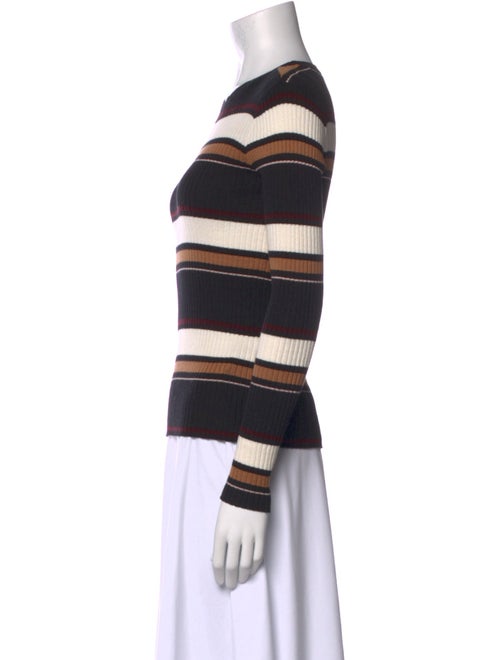 FRAME Striped Crew Neck Sweater