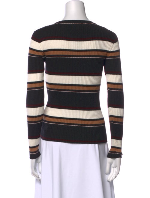 FRAME Striped Crew Neck Sweater