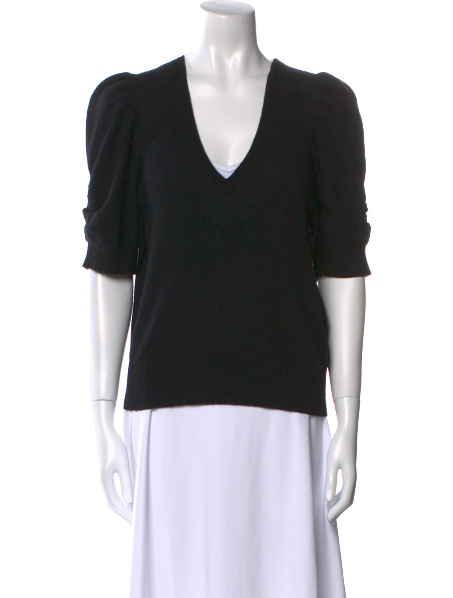 FRAME Cashmere V-Neck Top