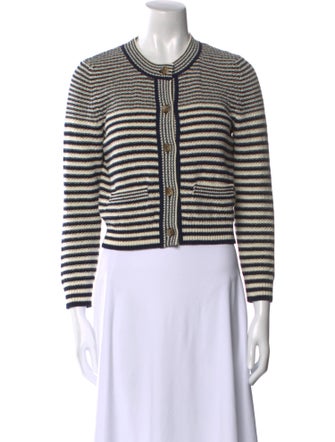 FRAME Striped Crew Neck Sweater