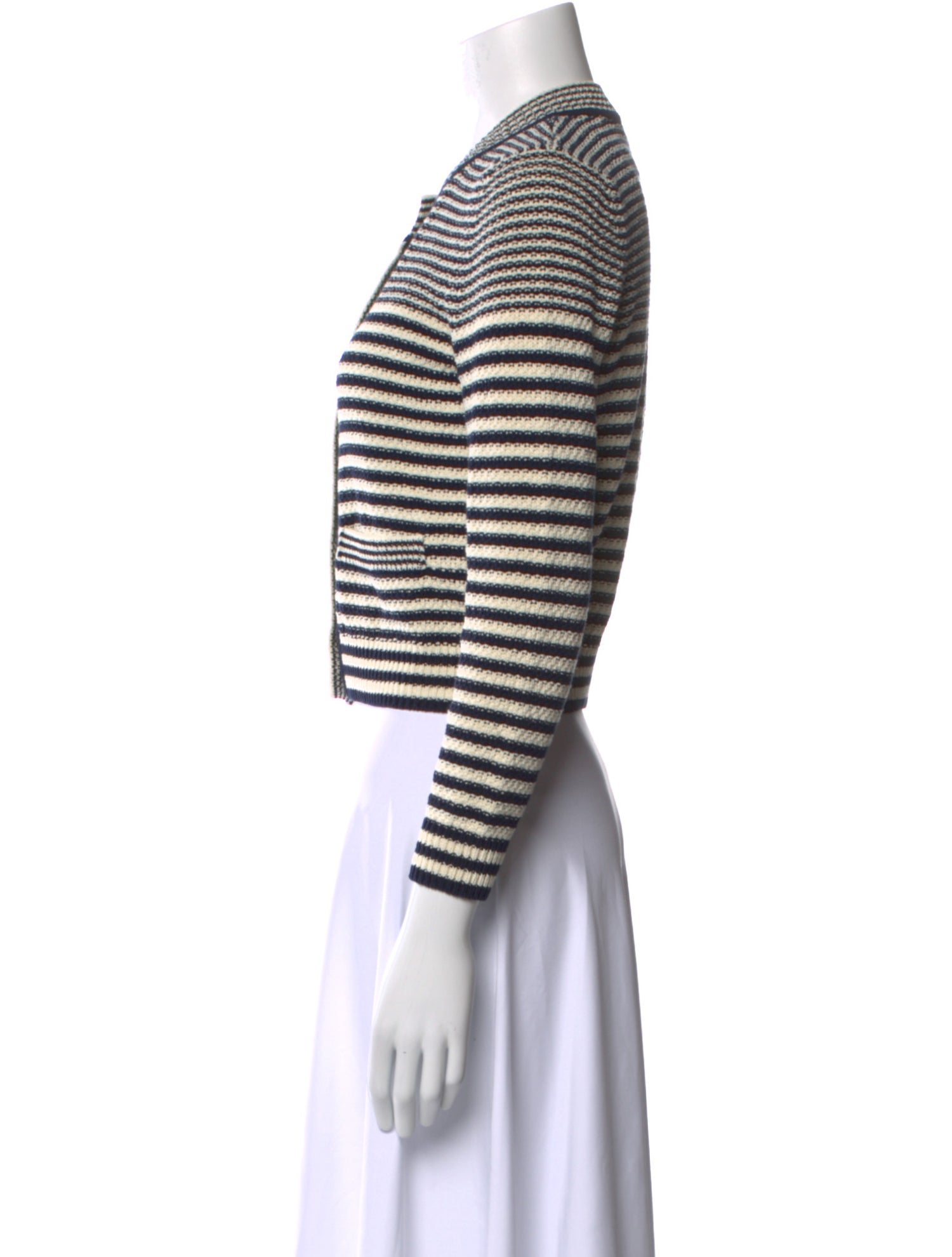 FRAME Striped Crew Neck Sweater