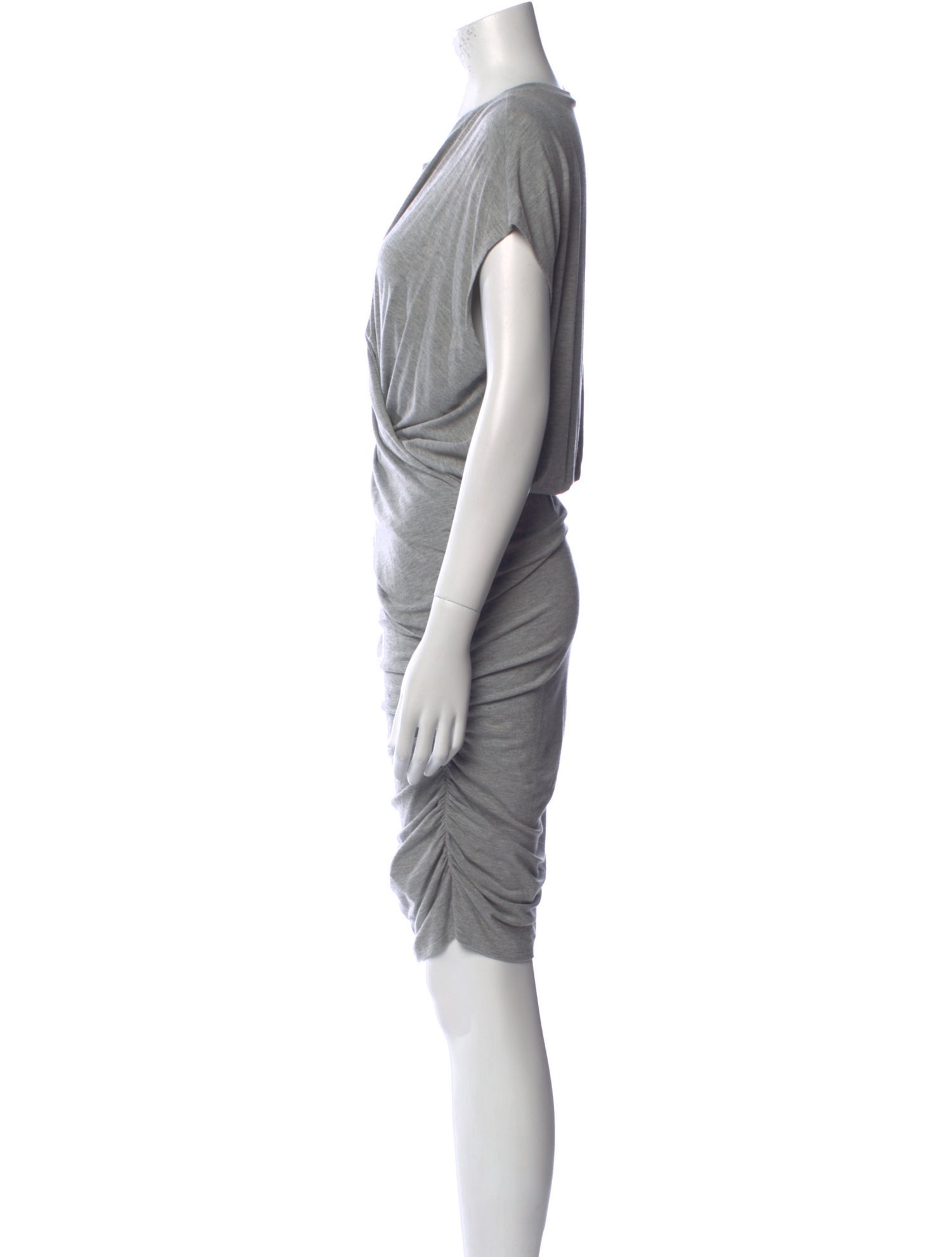 FRAME Cowl Neck Midi Length Dress