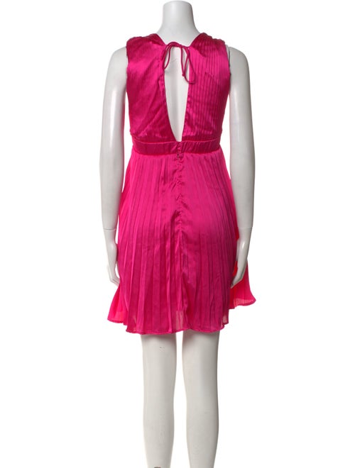 FRAME V-Neck Mini Dress