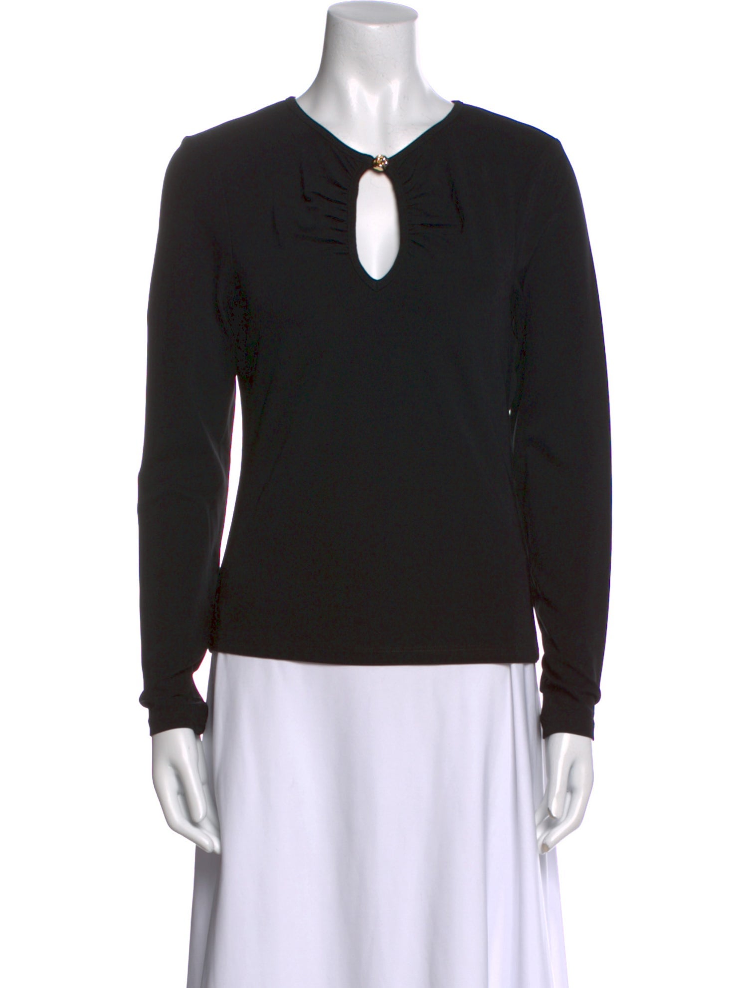 FRAME V-Neck Long Sleeve Top