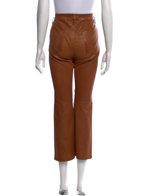 FRAME Lamb Leather Wide Leg Pants