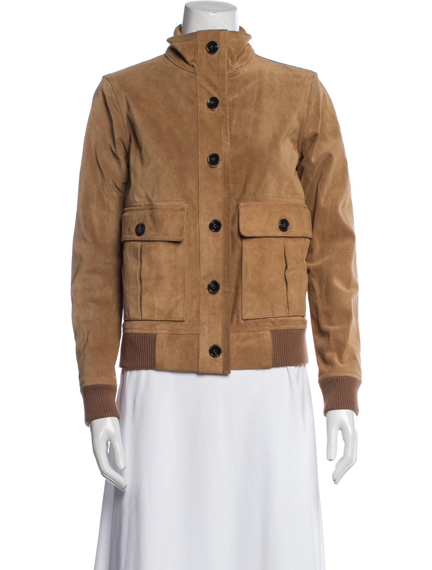 FRAME Calf Leather Utility Jacket