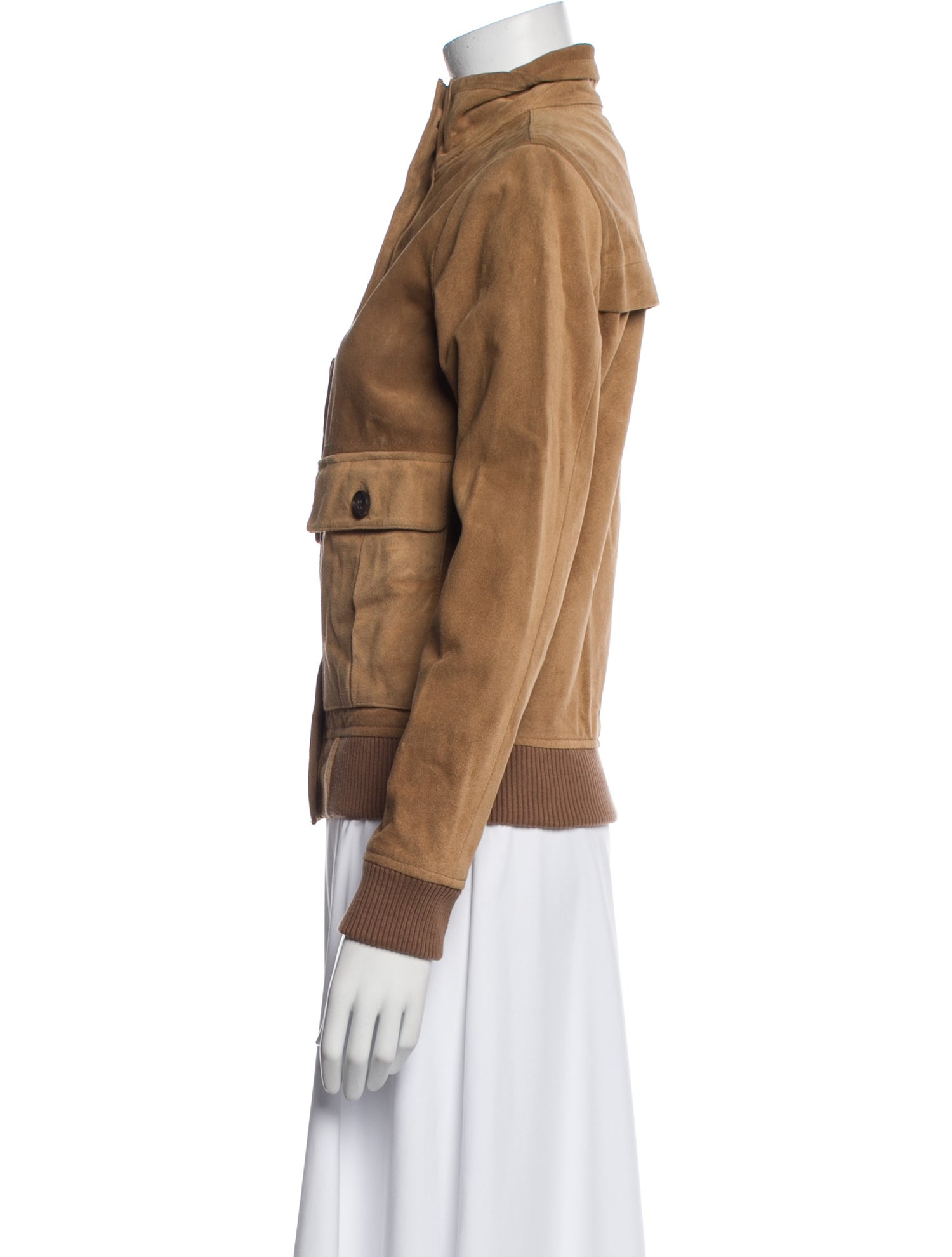 FRAME Calf Leather Utility Jacket