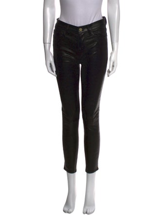 FRAME Lamb Leather Skinny Leg Pants