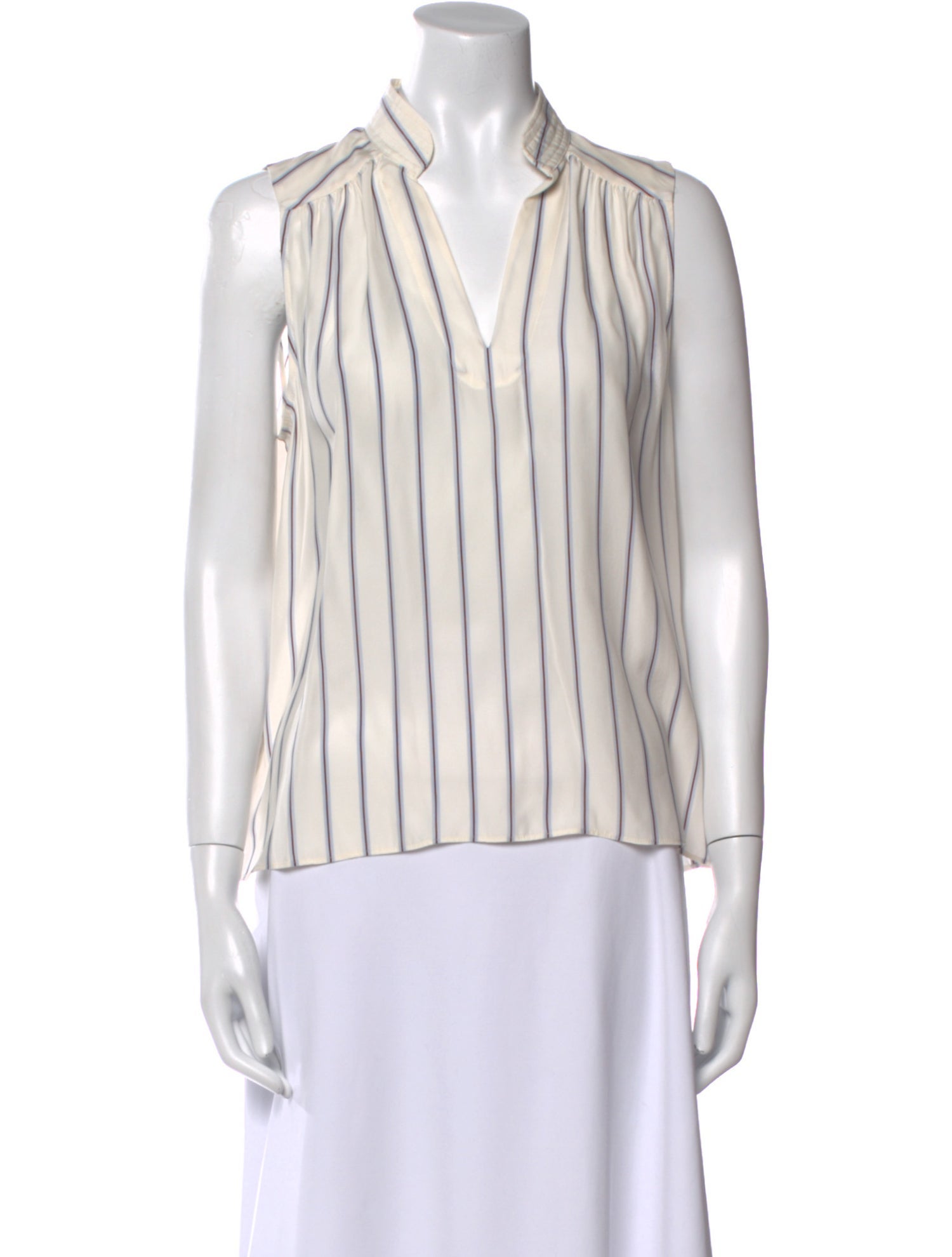 FRAME Silk Striped Top w/ Tags